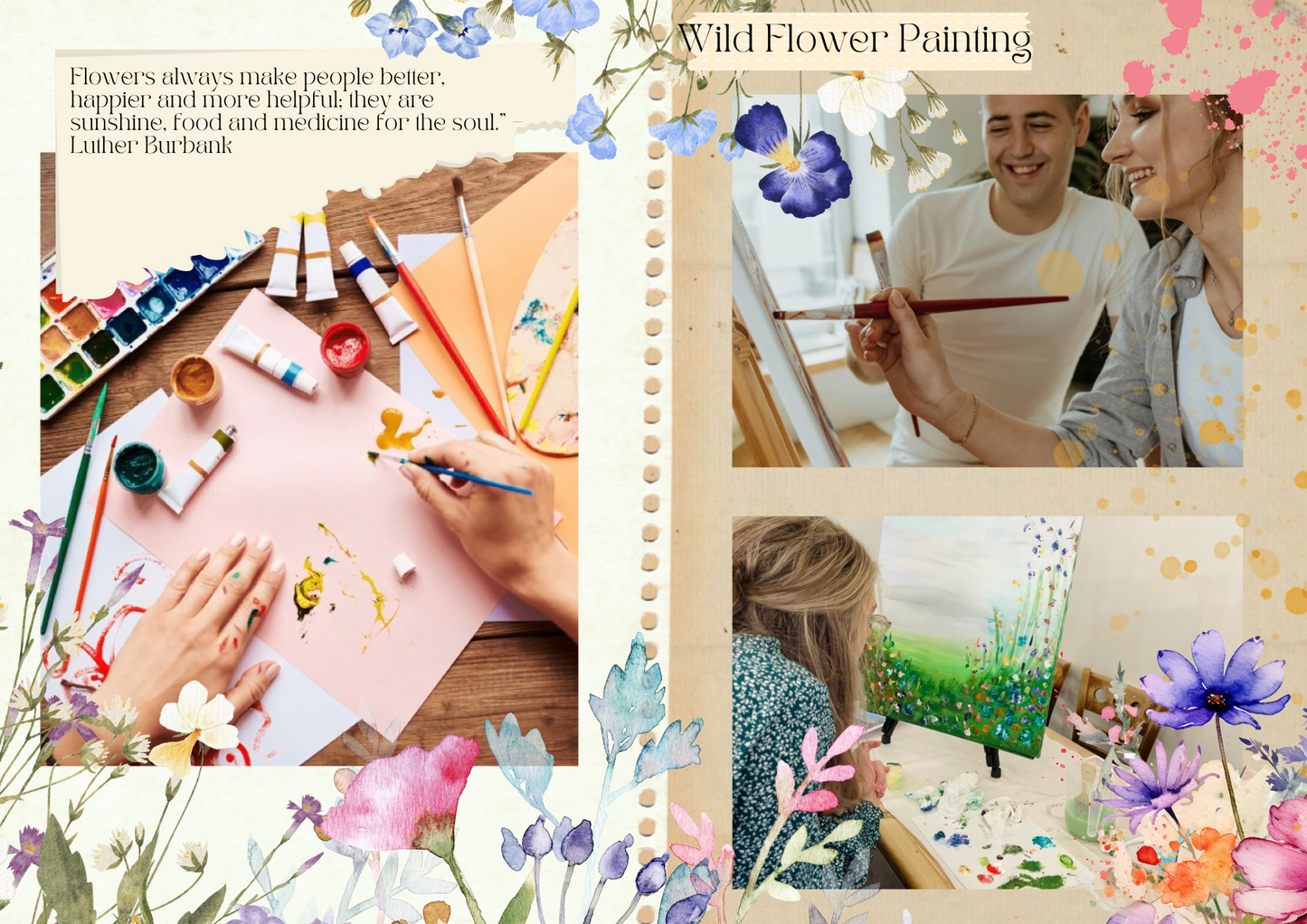 Wildflowers Painting Workshop 9th August