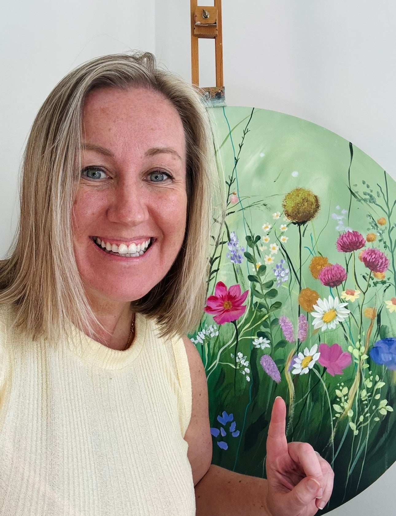 Paint and Petals Floral workshop 27th Sep with Toni Lane and Blonde Blooms.