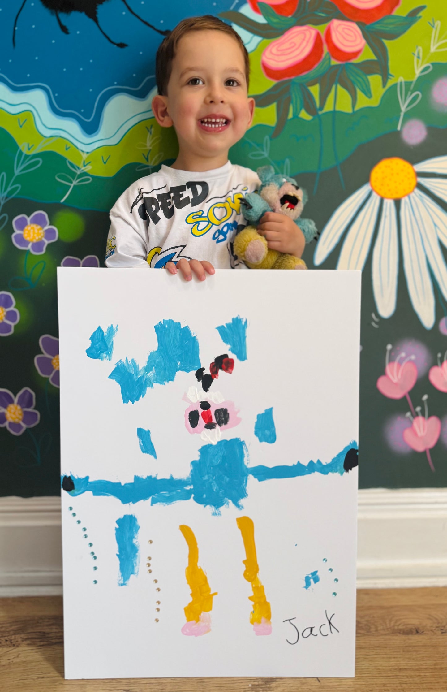 Kids still life painting favourite toys, Saturday 10th January 2026