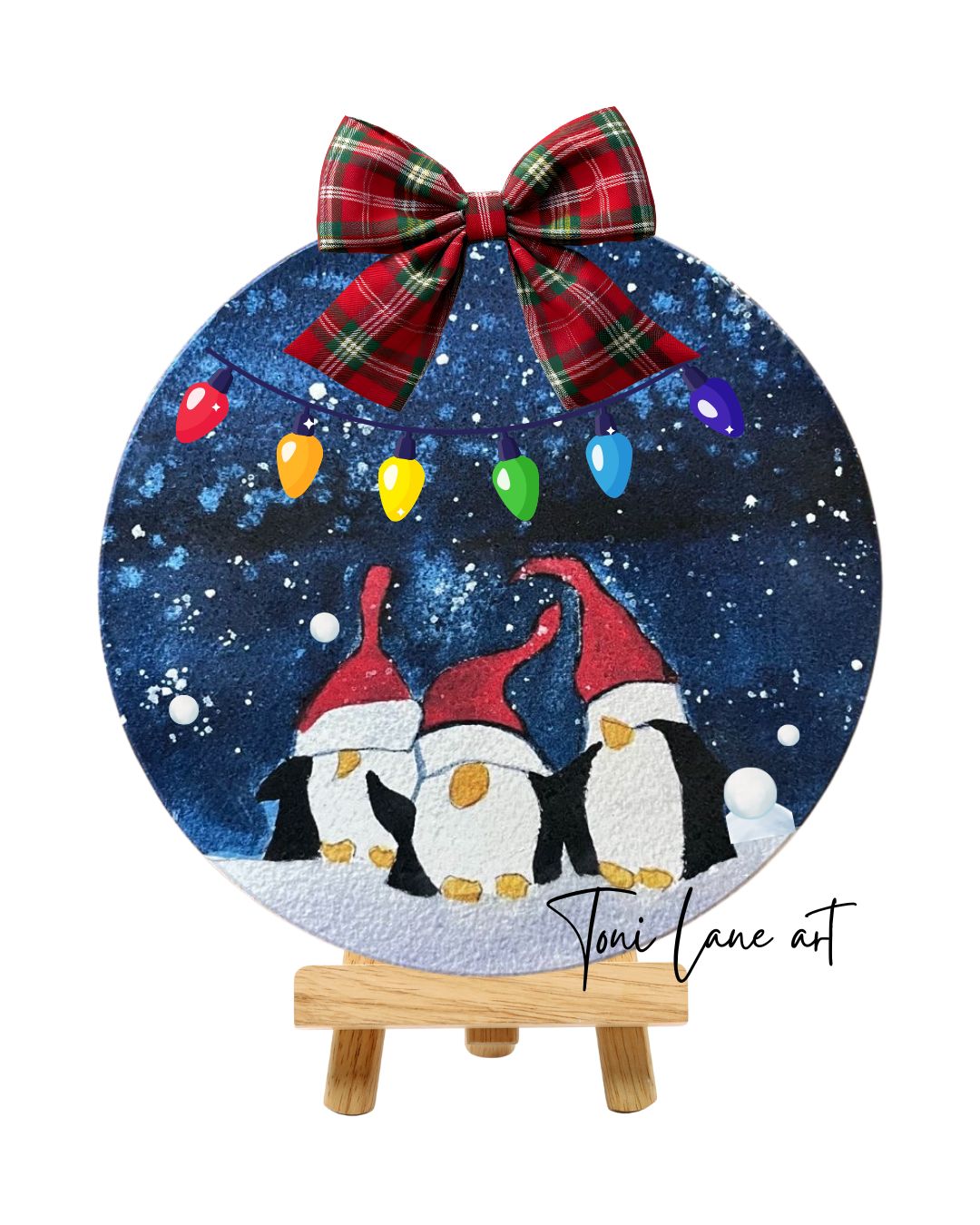 Snow globe painting class for kids Saturday 6th Dec