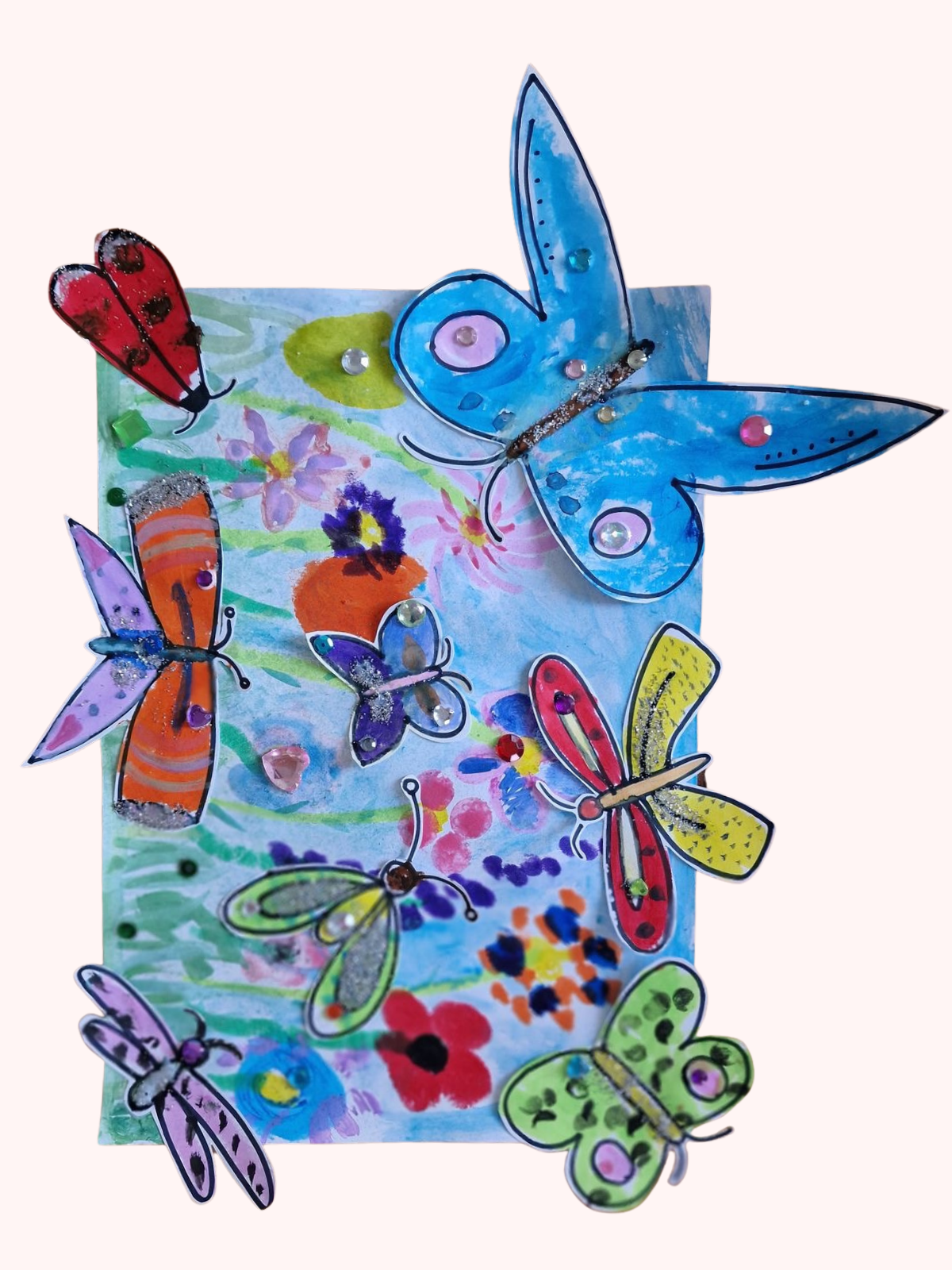 3D Butterfly Garden. Painting class for Kids, Sunday 1st March 2026