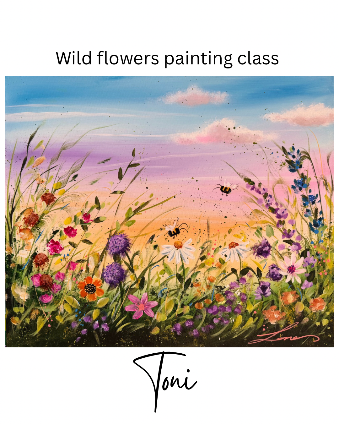 Wildflowers Painting Workshop 28th June