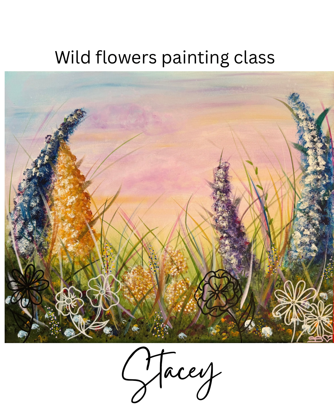 Wildflowers Painting Workshop 28th June
