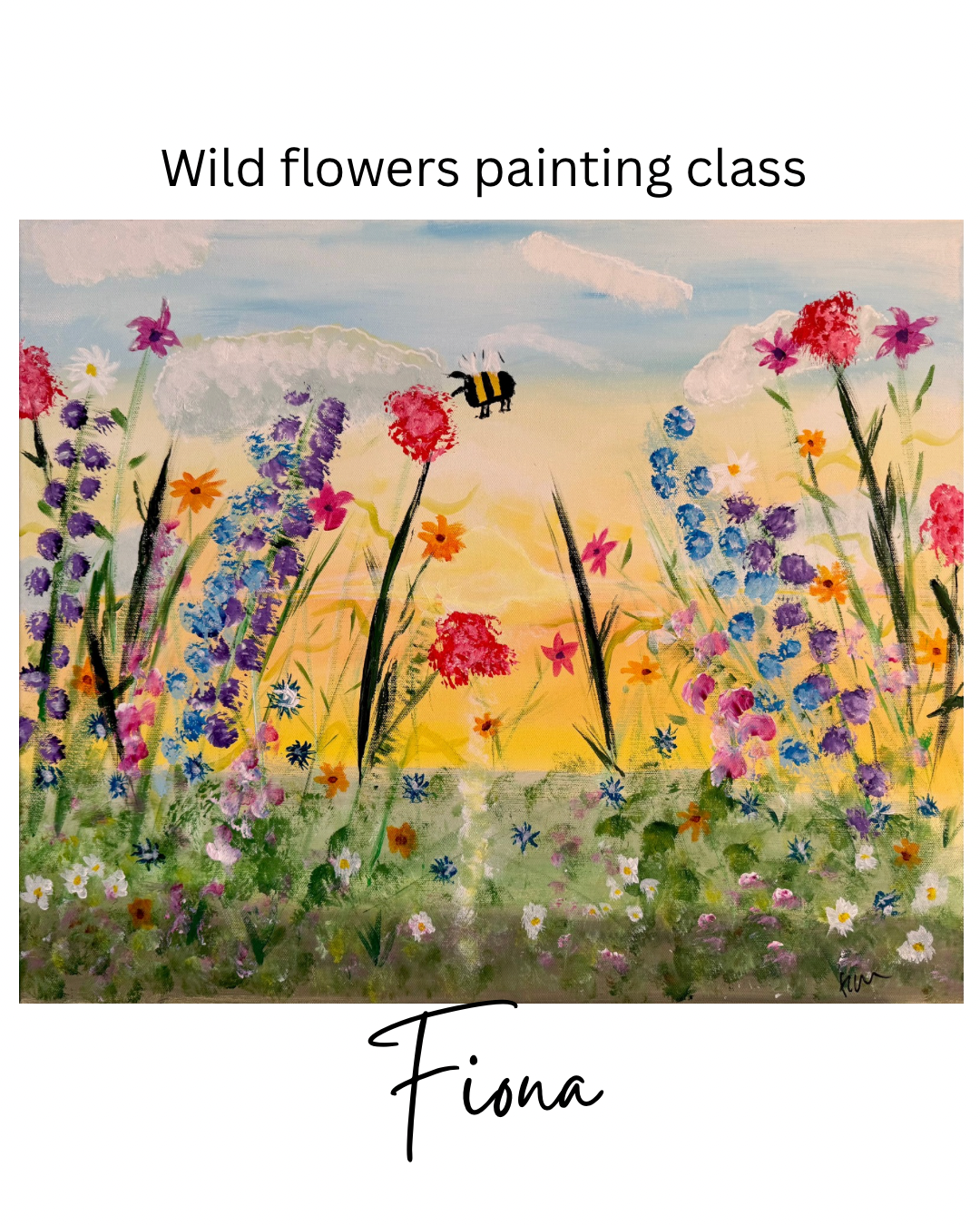 Wildflowers Painting Workshop 28th June