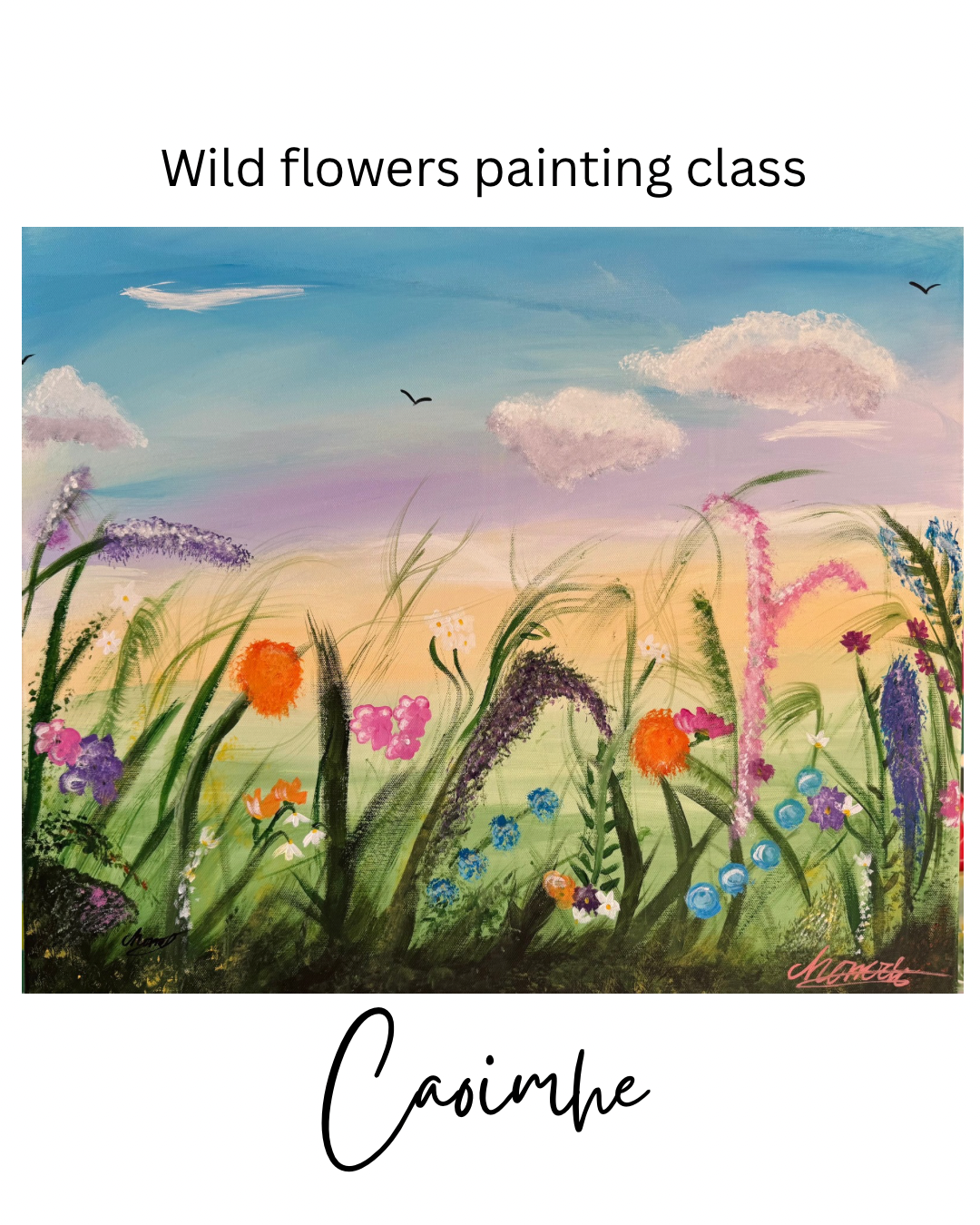 Wildflowers Painting Workshop 28th June
