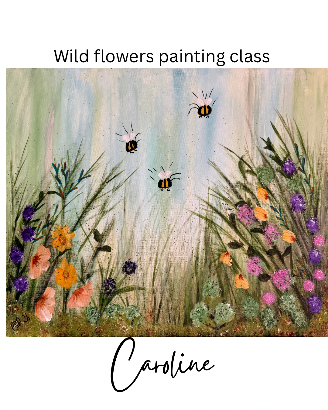 Wildflowers Painting Workshop 28th June