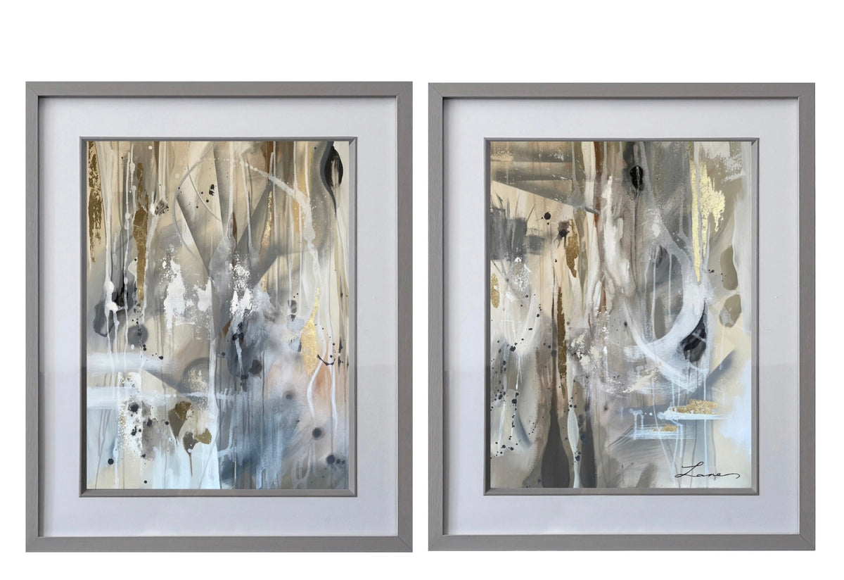 “Hera” set of 2 abstract prints