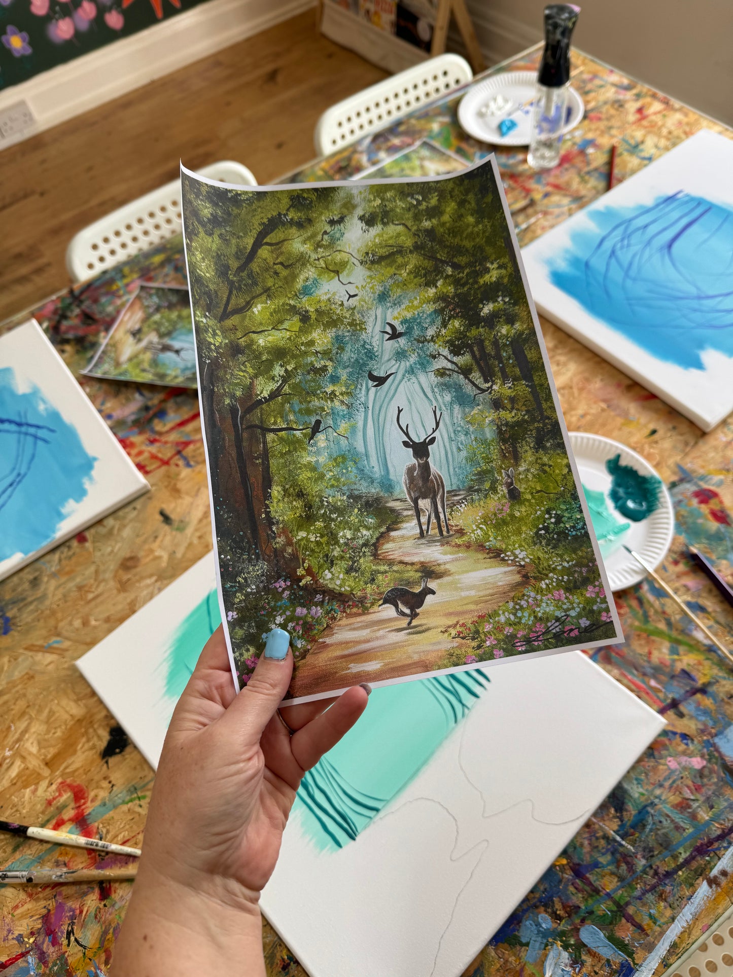 Magical Woodland Painting Class for kids 14th June