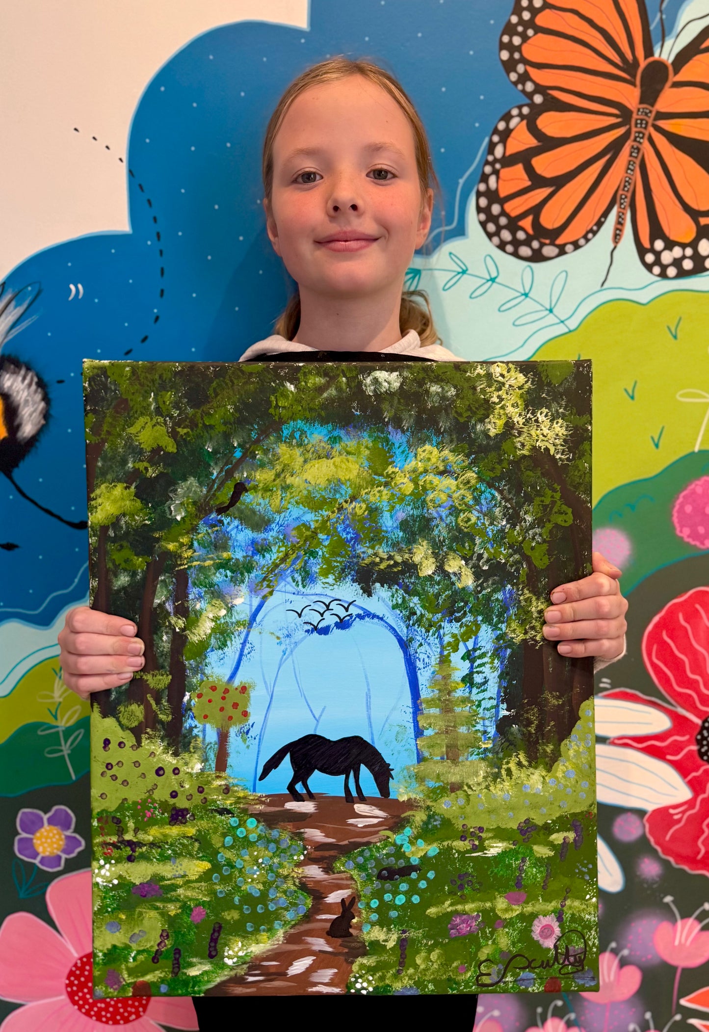 Magical Woodland Painting Class for kids 14th June