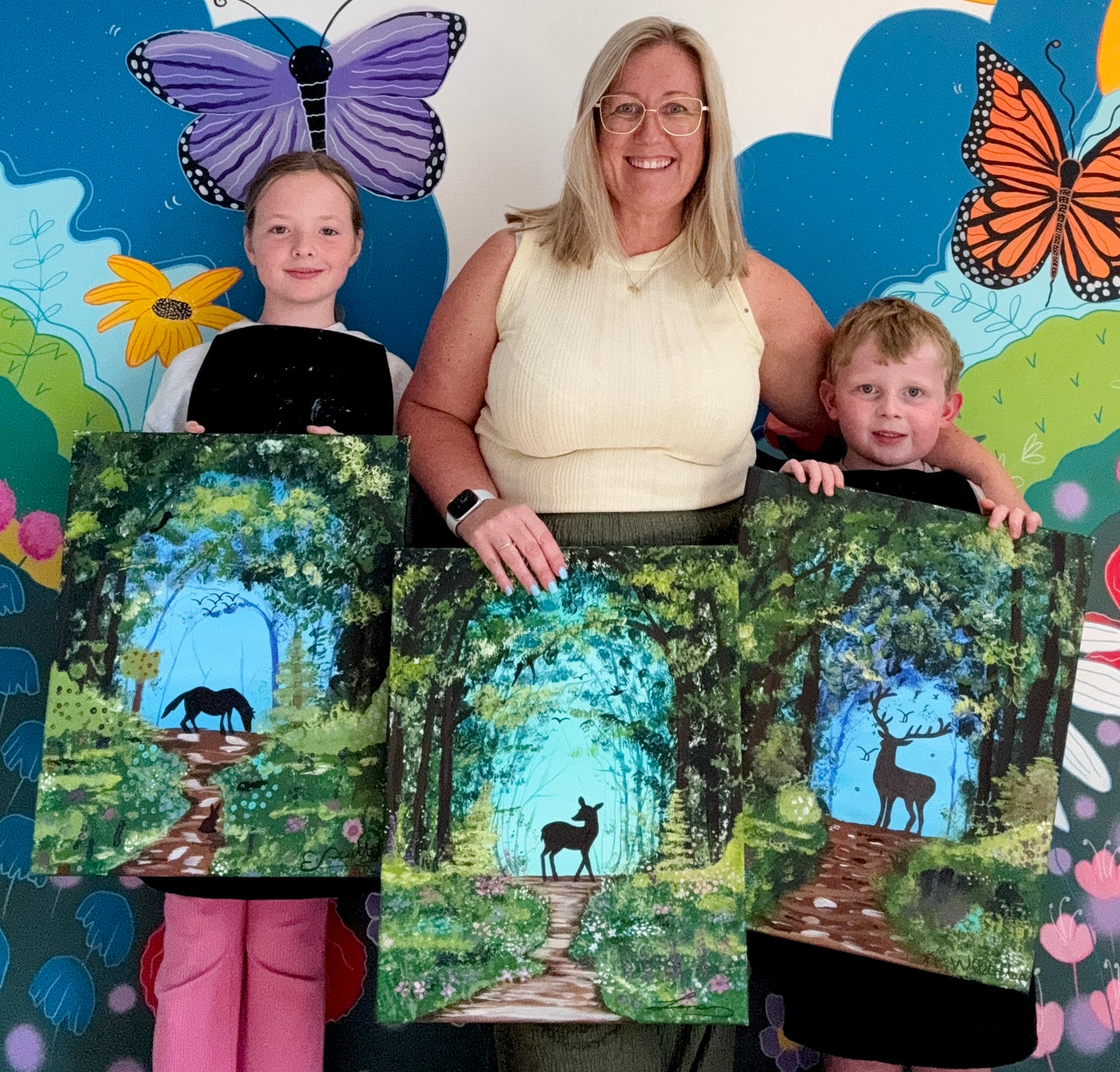 Magical Woodland Painting Class for kids 14th June