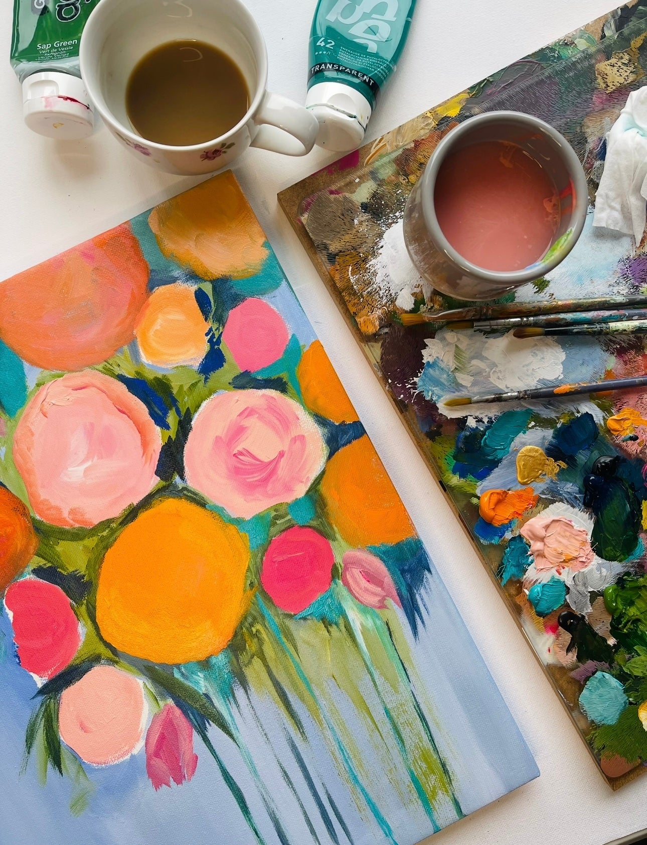 Big Blooms Mini Painting Workshop 9th October