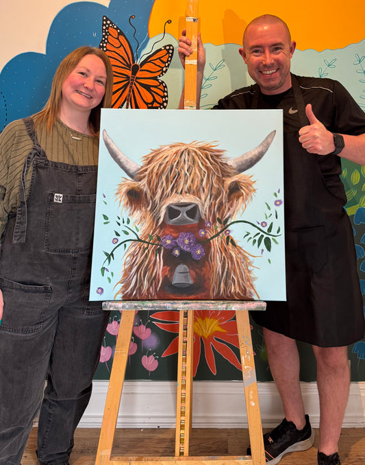 Highland Cow Painting Workshop 22nd February 2026