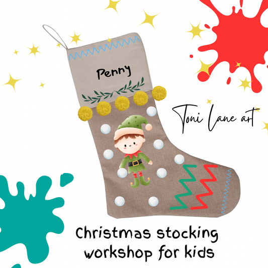 Christmas Stocking Workshop for kids Saturday 20th Dec